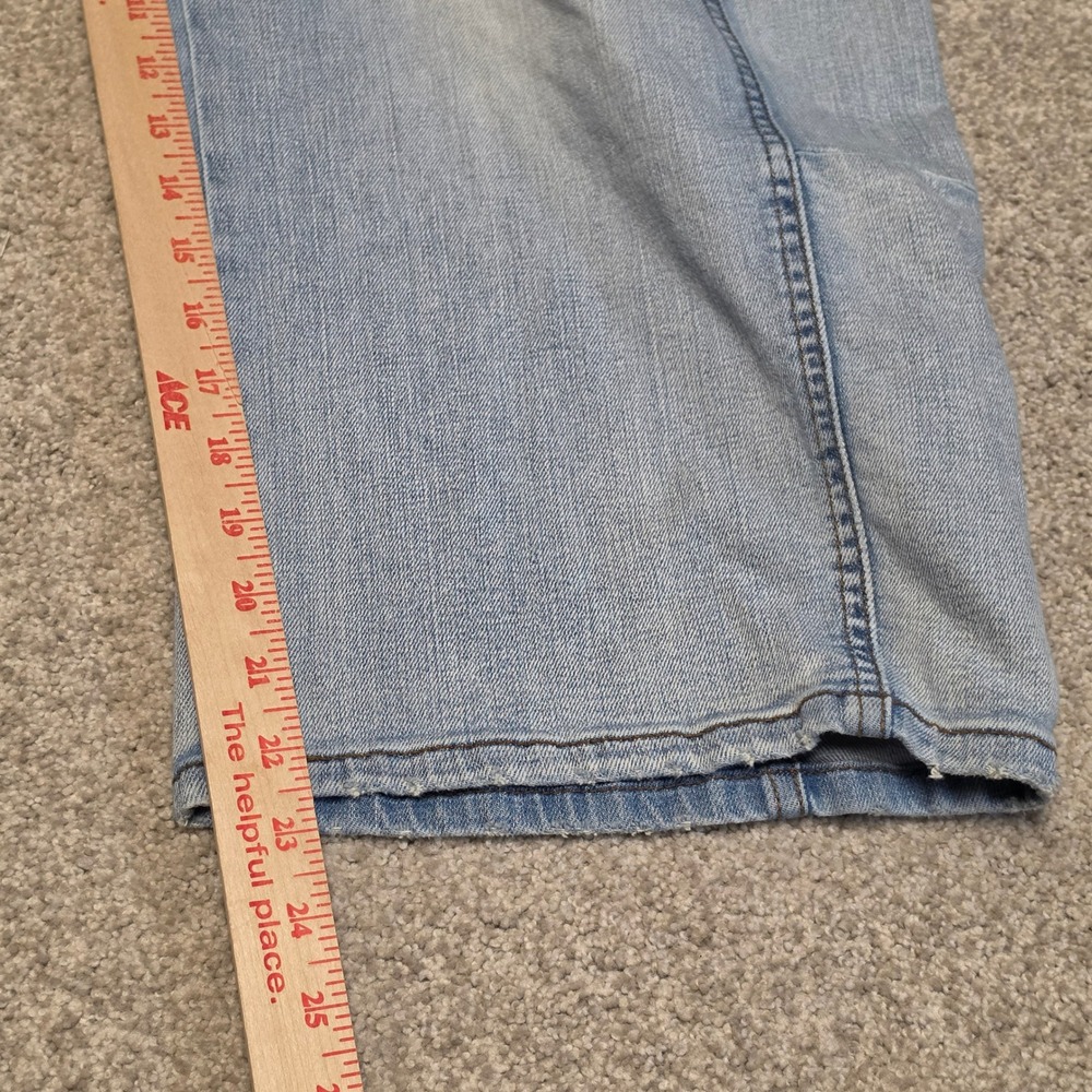 Anthropologie Pilcro The Millie Low Slung Barrel Jeans Light Wash 27P Petite - Picture 7 of 10